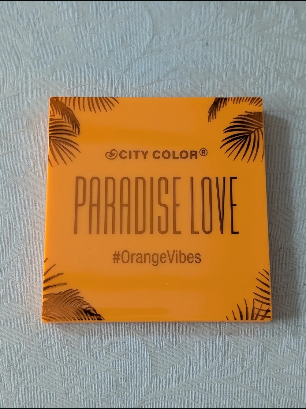CITY COLOR Paradise Love #OrangeVibes Pressed Powder Palette Cruelty-Free 0.38oz